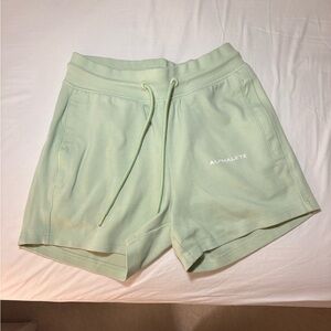 Light Green High-Waisted Alphalete Shorts
